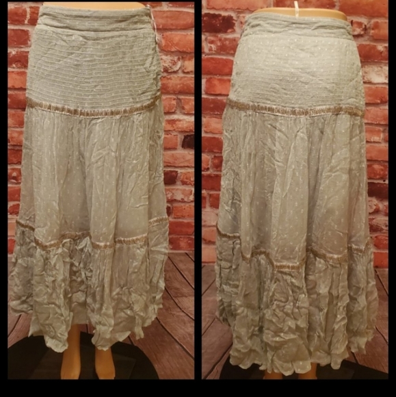 Free People Ella Midi Skirt Size 2 NWT - Picture 11 of 11